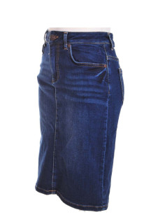 SPÓDNICA jeansowa cieniowana XS