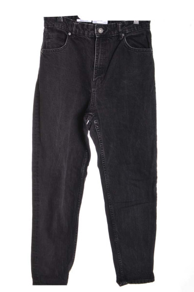 BERSHKA SPODNIE DAMSKIE jeansowe cieniowane S/M