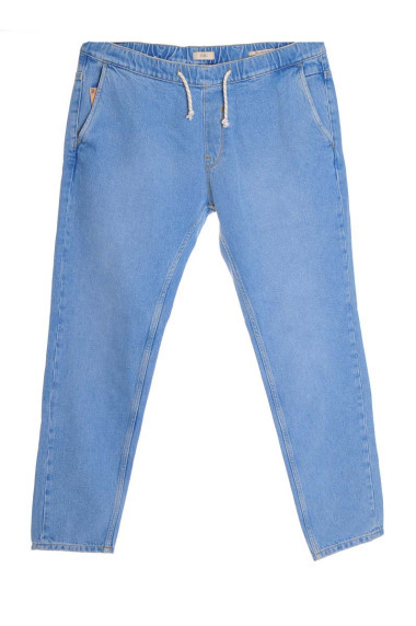 EDC SPODNIE MĘSKIE jeansowe z gumką w pasie XL