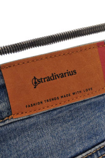 STRADIVARIUS SPODNIE DAMSKIE jeansowe M