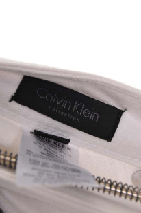 CALVIN KLEIN SPODNIE DAMSKIE jeansowe L